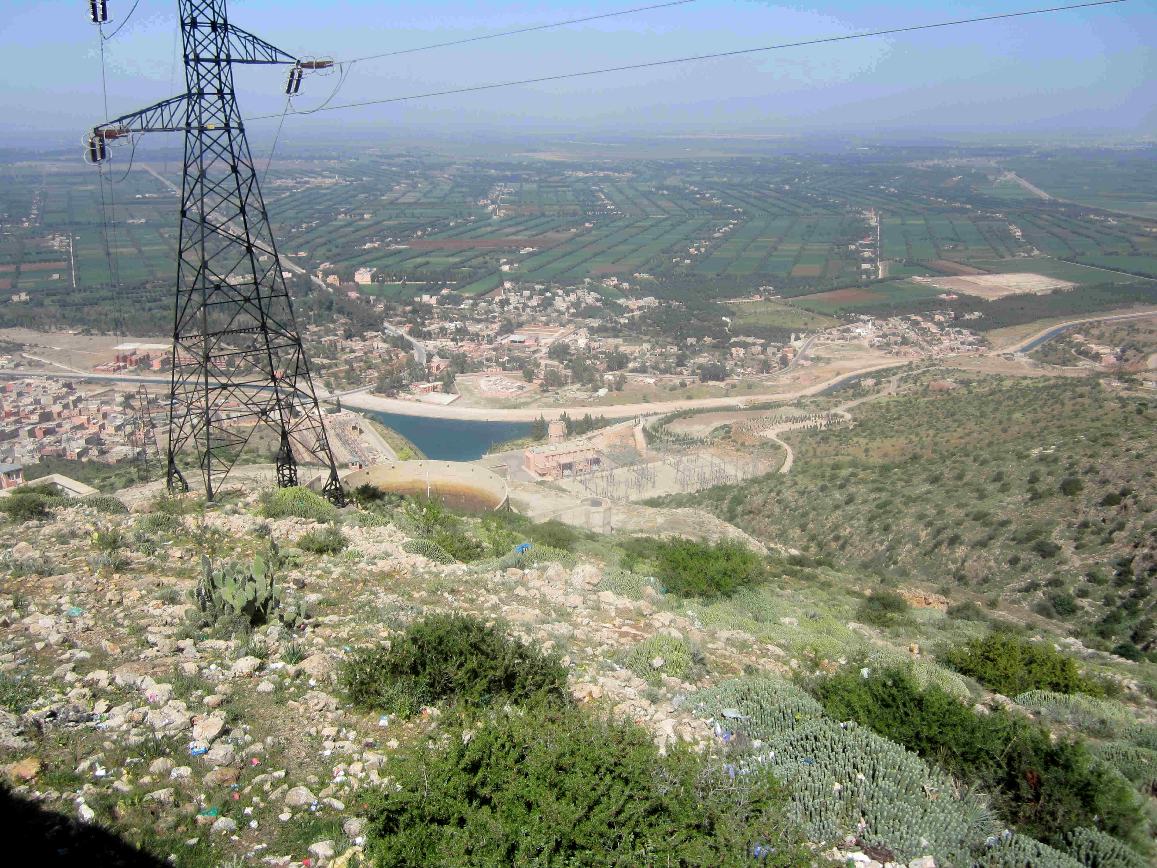 Afourer town and HP Canal