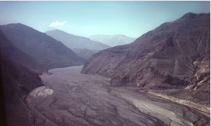 Sediment transport in river